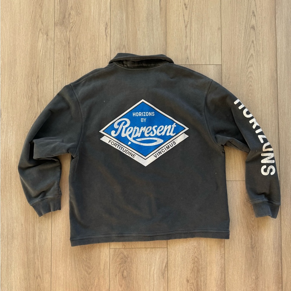 Represent Black Horizons Pullover Sweatshirt - image 3